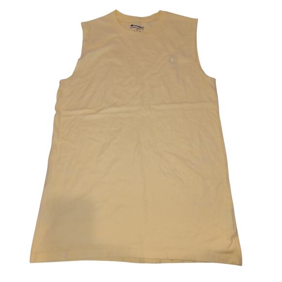 Champion Authentic Athleticwear Mens Tank Top Size Small Yellow - Picture 1 of 4